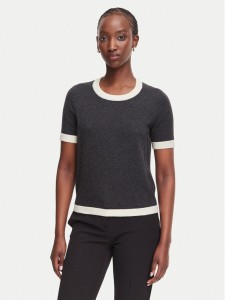 Luisa Spagnoli Sweter Casilda 100505 Szary ciemny Regular Fit