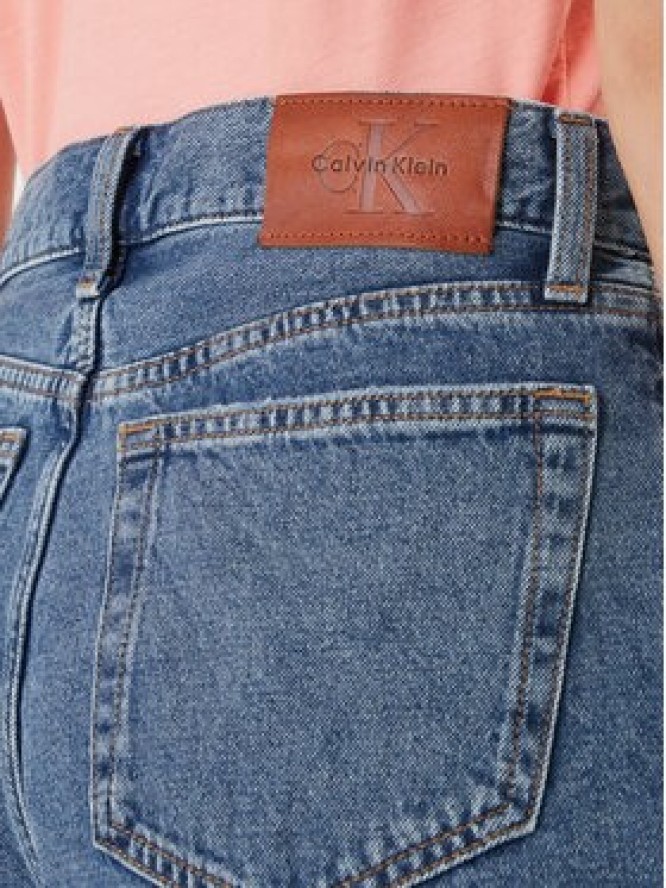 Calvin Klein Jeans Szorty jeansowe LV047F674G Niebieski Loose Fit