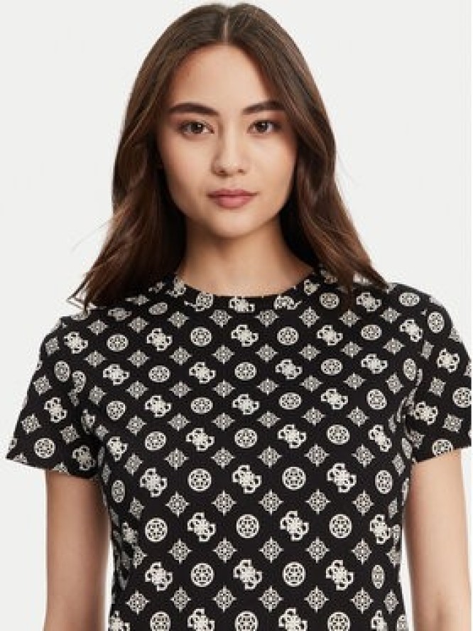 Guess T-Shirt V5YI04 I3Z14 Czarny Regular Fit