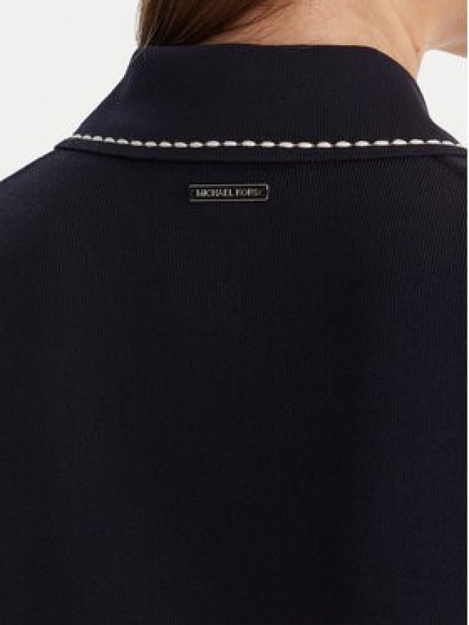 MICHAEL Michael Kors Sukienka dzianinowa MR683C0BFD Granatowy Slim Fit
