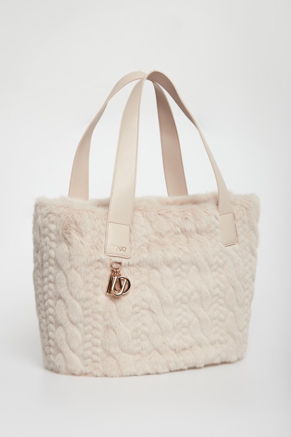Torebka futerkowy shopper LIU JO