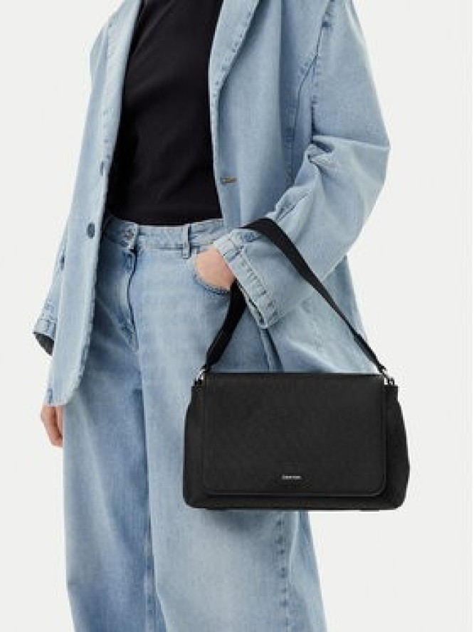 Calvin Klein Torebka Ck Must Satchel_Mono K60K613181 Czarny
