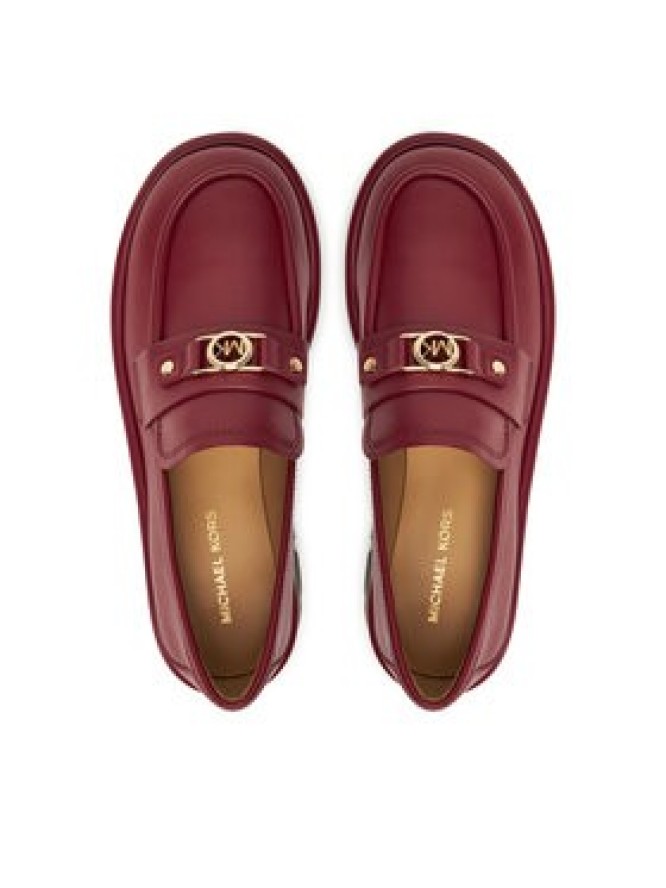 MICHAEL Michael Kors Loafersy 40T5MAFP1L Bordowy