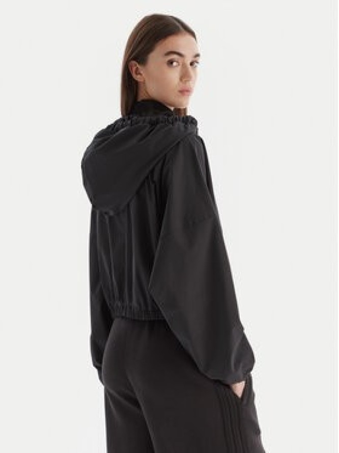 adidas Kurtka przejściowa Ribbon Off Placed 3-Stripes JX2698 Czarny Oversize