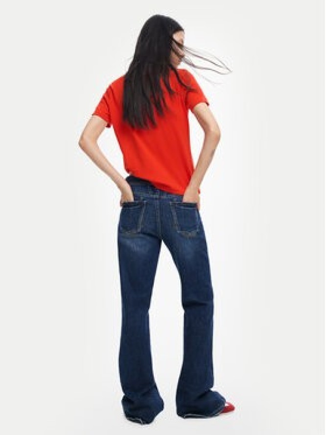 Desigual T-Shirt Florencia 26SWTK07 Czerwony Regular Fit