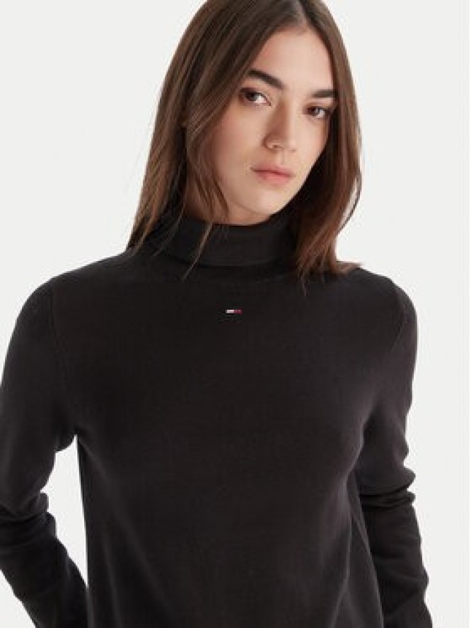 Tommy Jeans Golf Essential DW0DW21672 Czarny Regular Fit