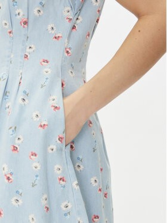 Gap Sukienka koszulowa 731352-00 Błękitny Regular Fit