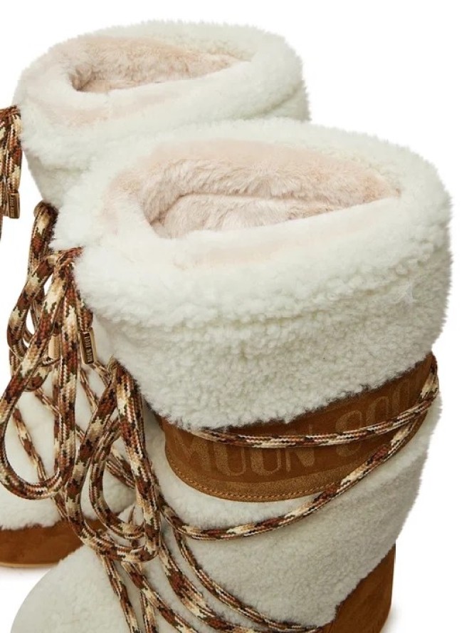 Moon Boot Icon Shearling New Śniegowce damskie