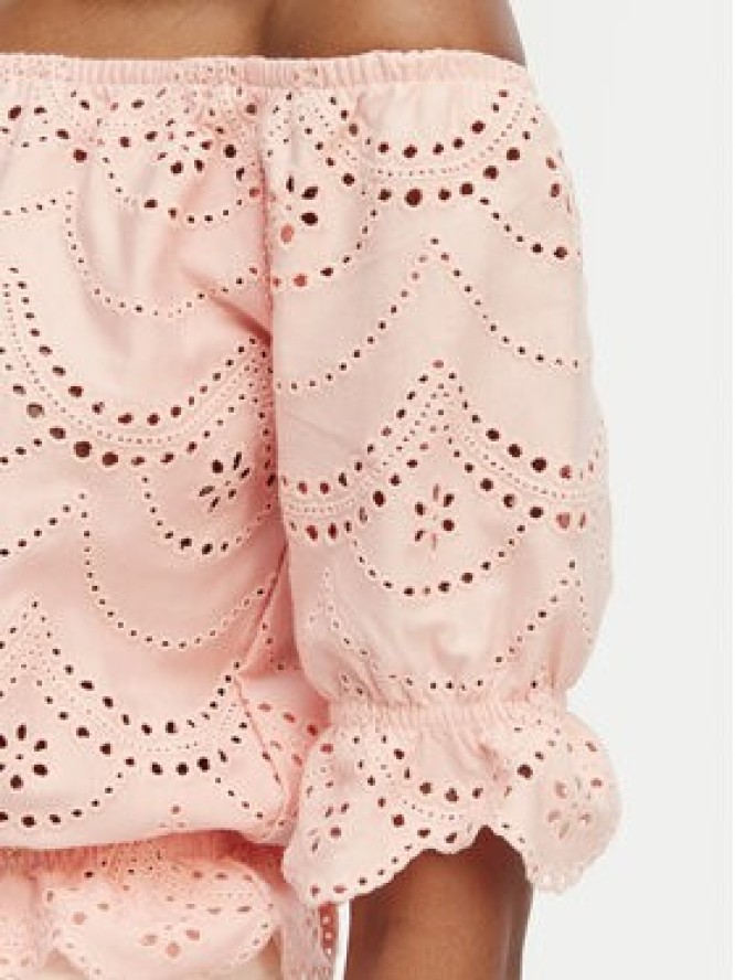 Guess Bluzka W6GP47 K3336 Koralowy Regular Fit