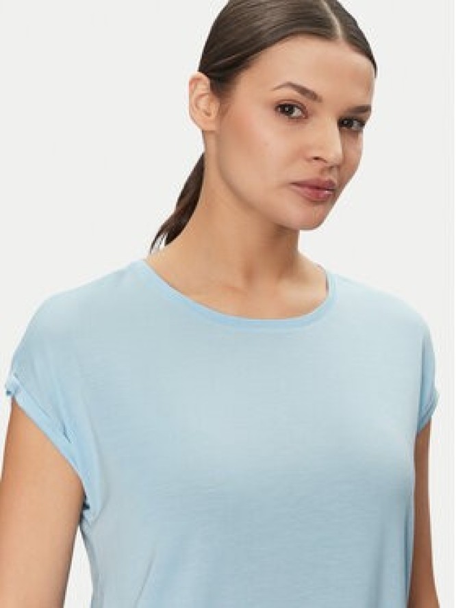 Vero Moda T-Shirt Ava 10284468 Niebieski Regular Fit