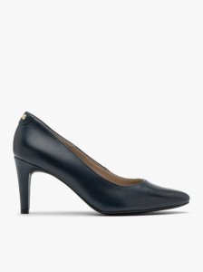 Granatowe czółenka damskie na szpilce