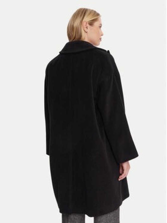 Marella Płaszcz wełniany Scherzo 2523016102 Czarny Regular Fit