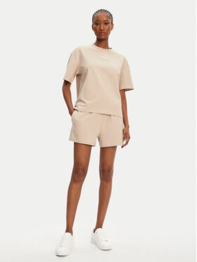 HUGO T-Shirt 50490593 Beżowy Relaxed Fit