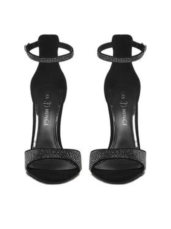 Eva Minge Sandały EO-MARA-LT2360LX-157 Czarny