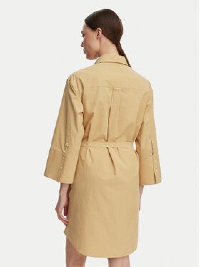 Gant Sukienka koszulowa 4503527 Beżowy Regular Fit