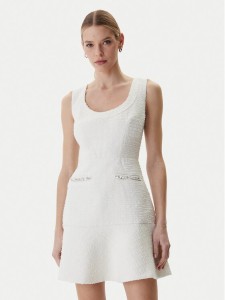 Guess Sukienka koktajlowa W6RK28 WJ632 Écru Regular Fit