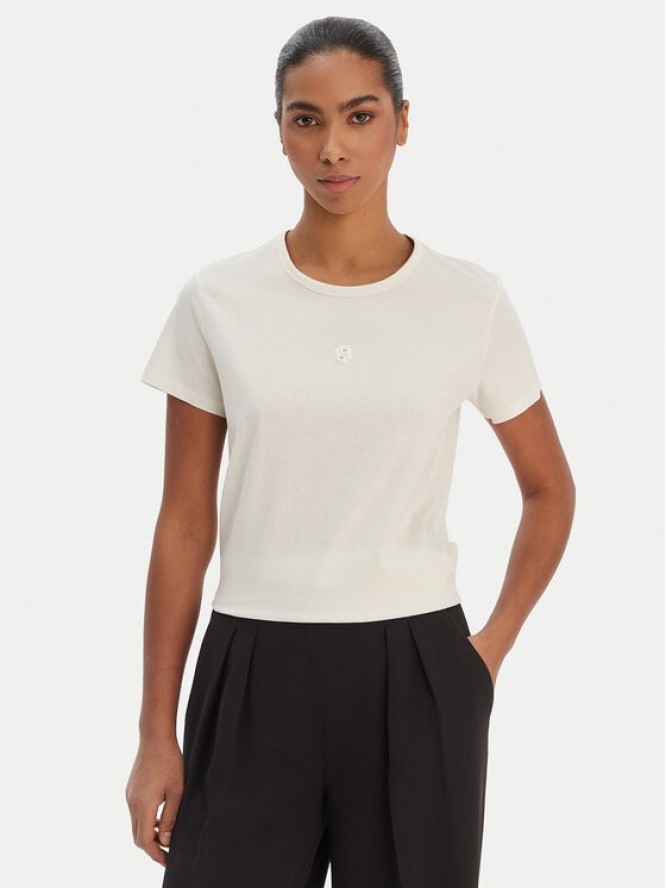 BOSS T-Shirt Eventsa12 50563282 Beżowy Regular Fit