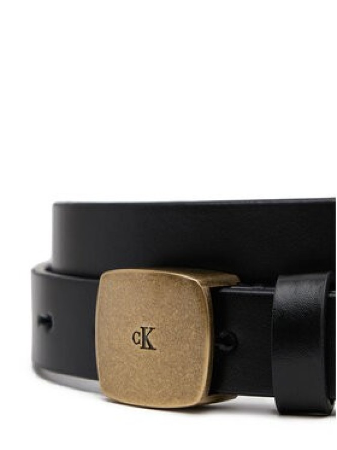 Calvin Klein Jeans Pasek Damski Casual Plaque Buckle 20Mm LV04K7007G Czarny