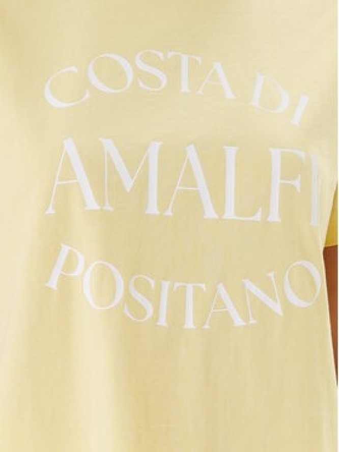 Vero Moda T-Shirt Sonna 10327143 Żółty Regular Fit