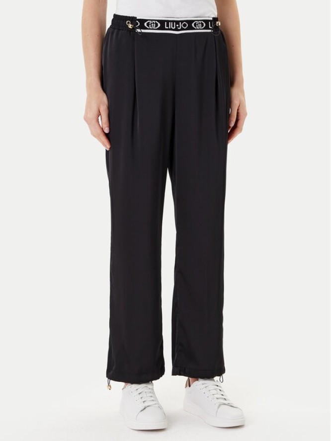 Liu Jo Sport Spodnie materiałowe TF5192 T004A Czarny Regular Fit