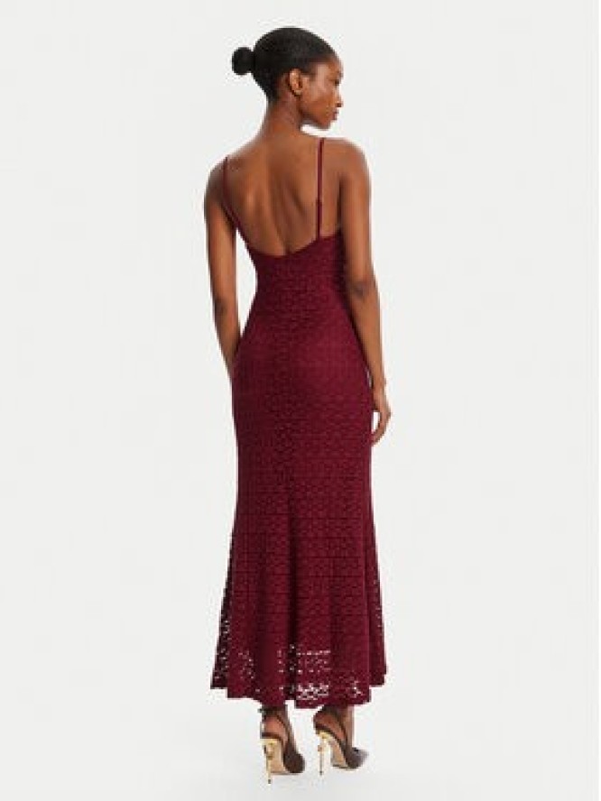 Bardot Sukienka koktajlowa Adoni Mesh 57998DB1 Bordowy Regular Fit