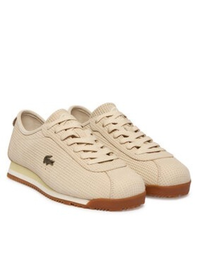Lacoste Sneakersy Club-Low 51SFA0022 Beżowy