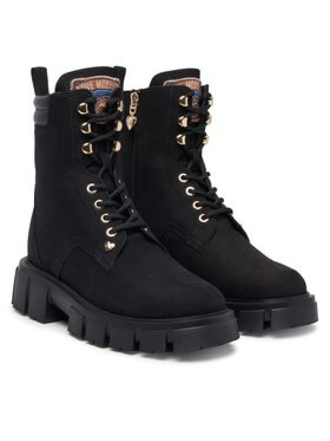 LOVE MOSCHINO Trzewiki JA24205G0PIP0000 Czarny