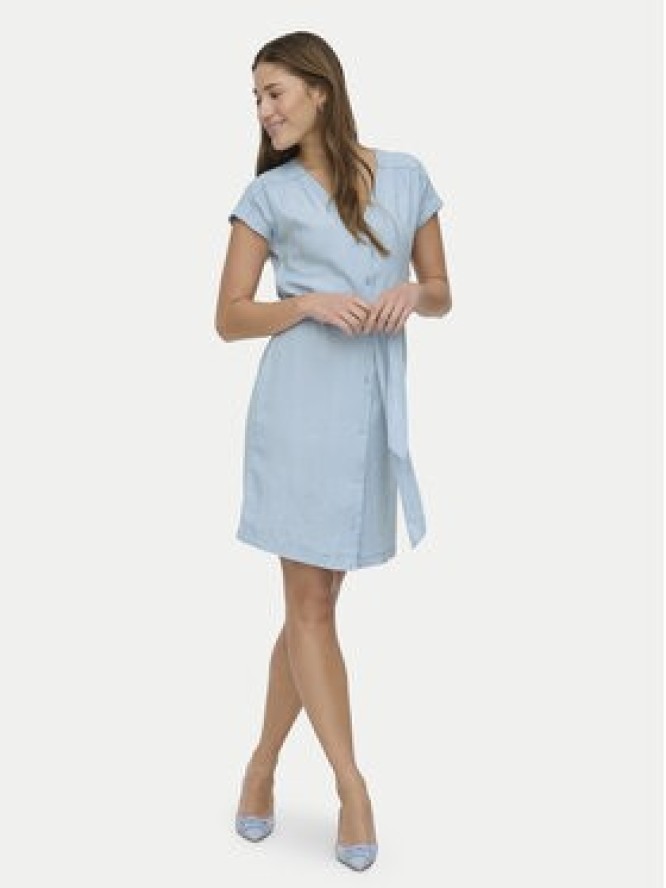 ONLY Sukienka jeansowa Charis 15363972 Niebieski jasny Regular Fit