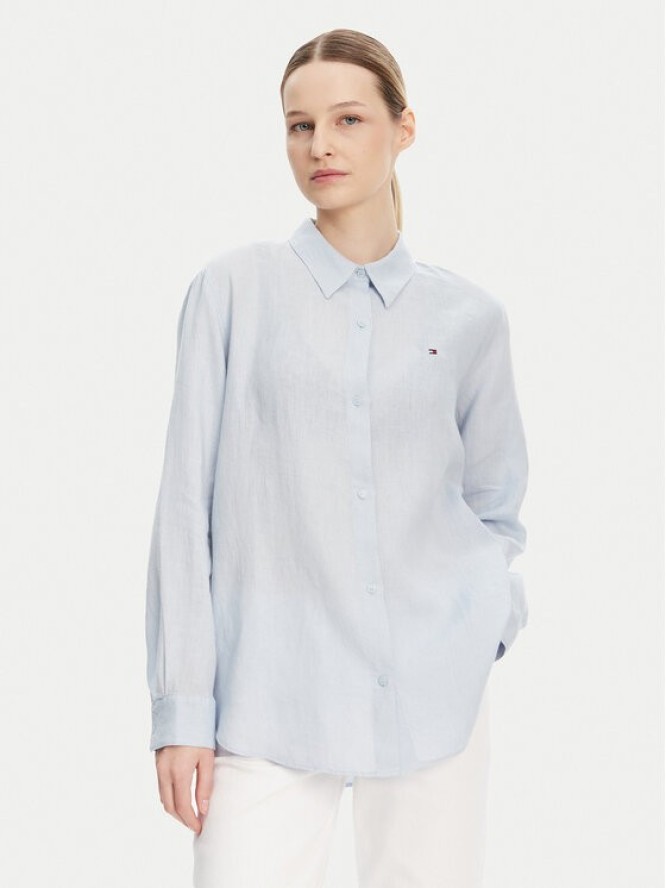 Tommy Hilfiger Koszula WW0WW44679 Błękitny Regular Fit