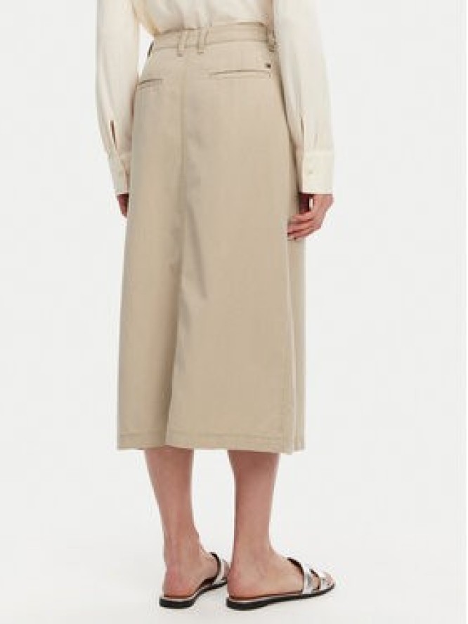 Tommy Hilfiger Spódnica midi WW0WW44726 Beżowy Regular Fit