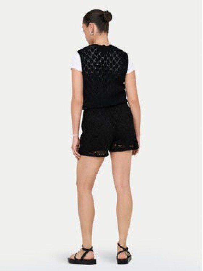 JDY Szorty materiałowe Eva 15351501 Czarny Loose Fit