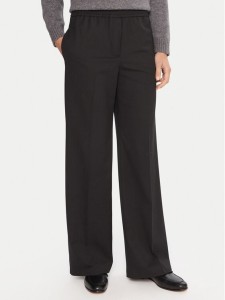 Weekend Max Mara Spodnie materiałowe Petra 2525136032 Czarny Regular Fit