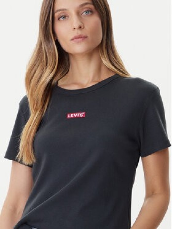 Levi's® T-Shirt Rickie 001Z9-0008 Czarny Slim Fit