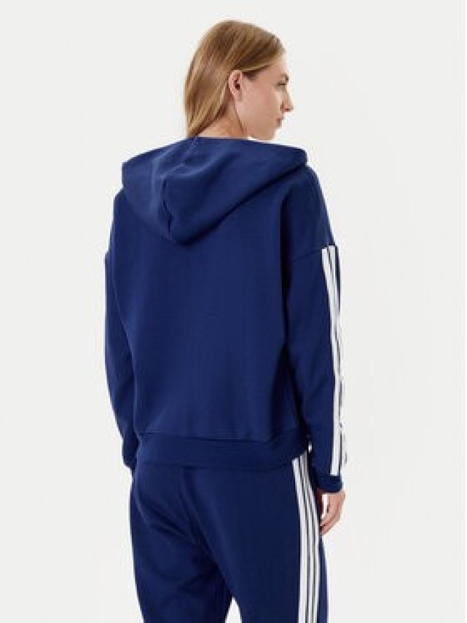 adidas Bluza Essentials 3-Stripes JY3083 Niebieski Regular Fit