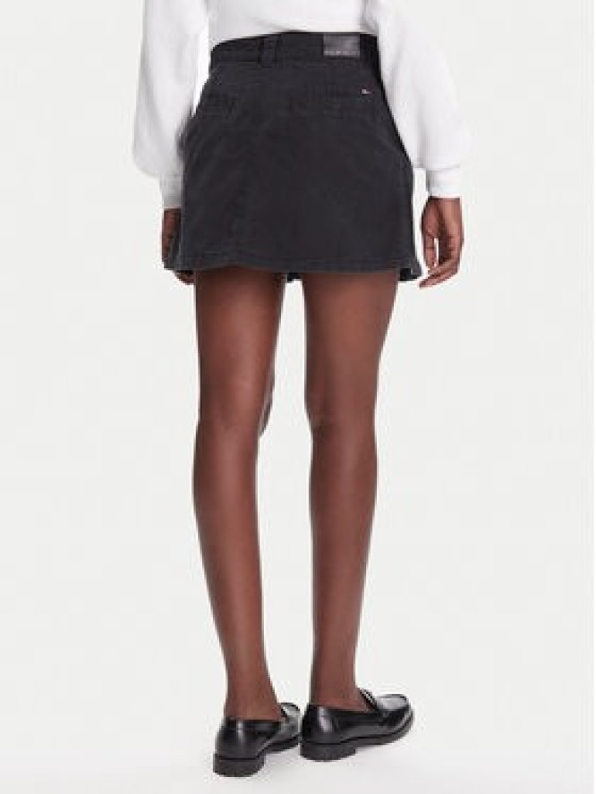 Tommy Jeans Spódnica jeansowa DW0DW21137 Czarny Regular Fit