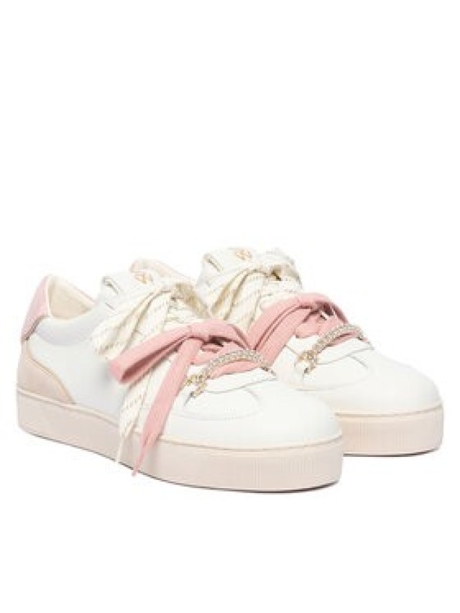 Stuart Weitzman Sneakersy Colton SN031 Kremowy