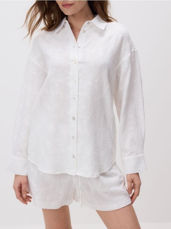 Bawełniana koszula - biały