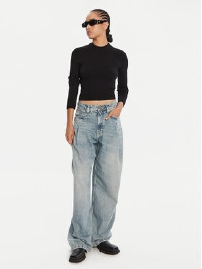 HUGO Sweter Sblog_B 50543054 Czarny Slim Fit