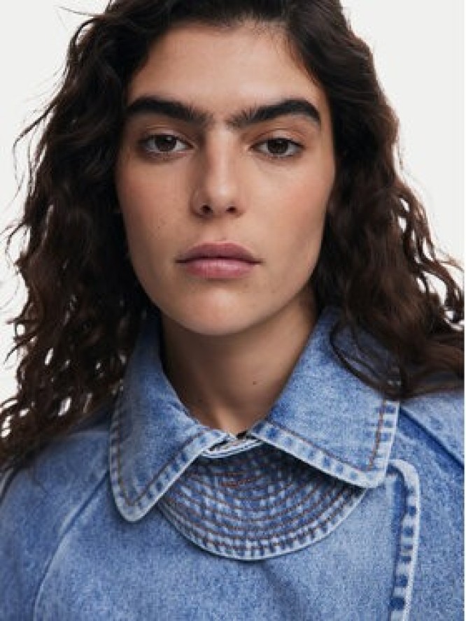 Desigual Kurtka jeansowa Ontario 25SWED57 Niebieski Regular Fit