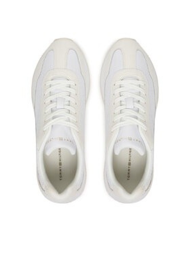 Tommy Hilfiger Sneakersy Th Chic Monogram Runner FW0FW09464 Biały