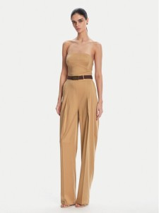Elisabetta Franchi Kombinezon TU05152E2 032 Beżowy Regular Fit