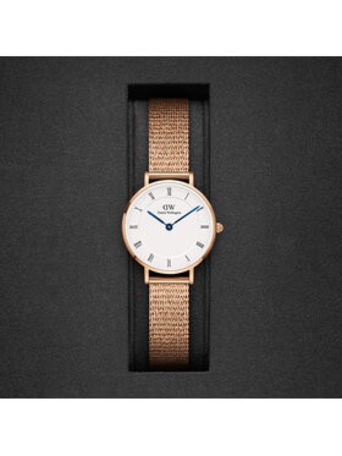 Daniel Wellington Zegarek Petite Roman Numerals Melrose DW00100681 Złoty