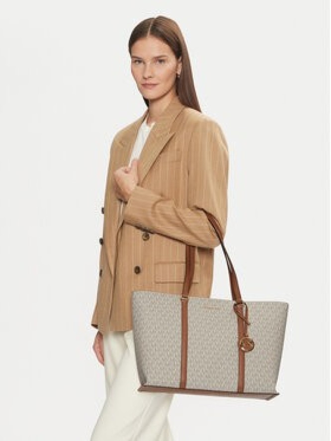 MICHAEL Michael Kors Torebka Temple Tote 30R4G1LT3B Beżowy