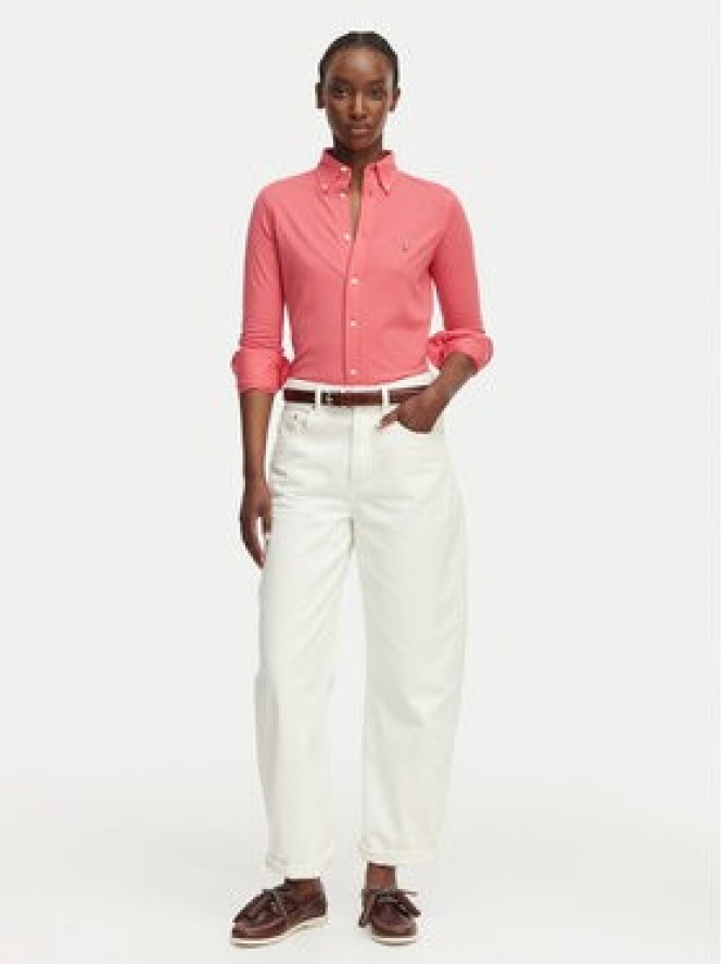 Polo Ralph Lauren Koszula 211924258503 Czerwony Slim Fit