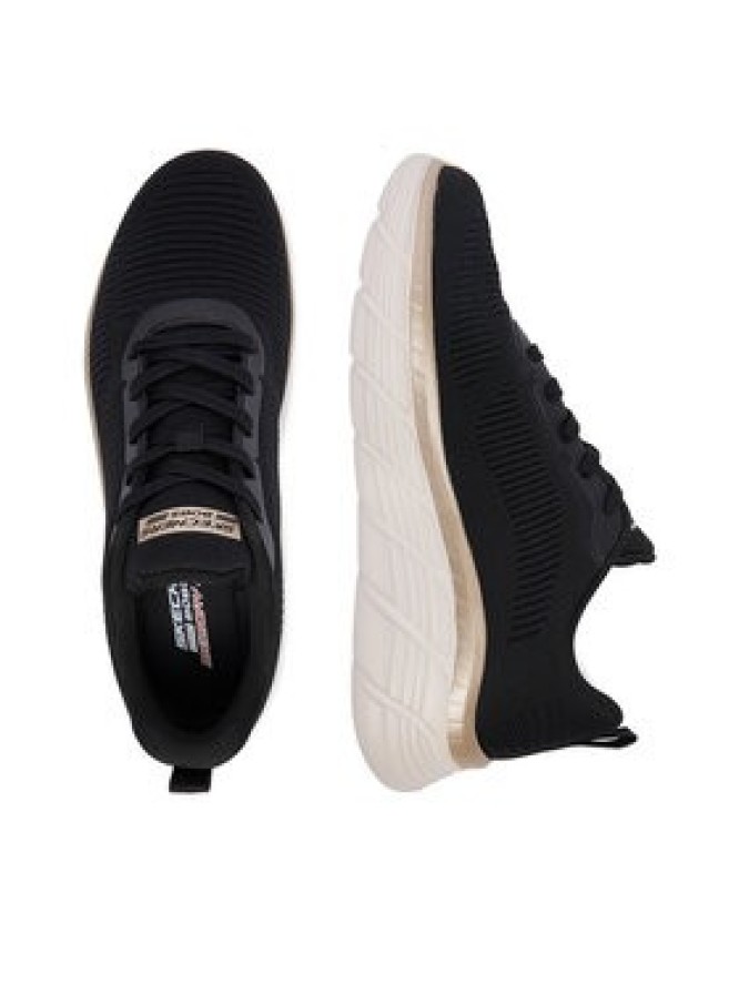 Skechers Sneakersy C-BOBS HI FLEX 117385 BKGD Czarny