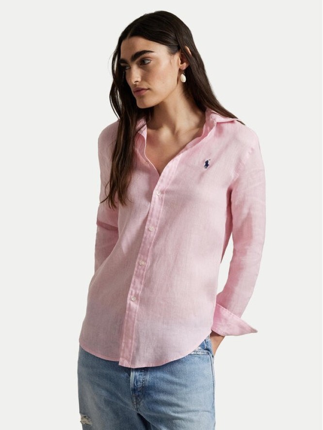 Polo Ralph Lauren Koszula 211970730014 Różowy Classic Fit