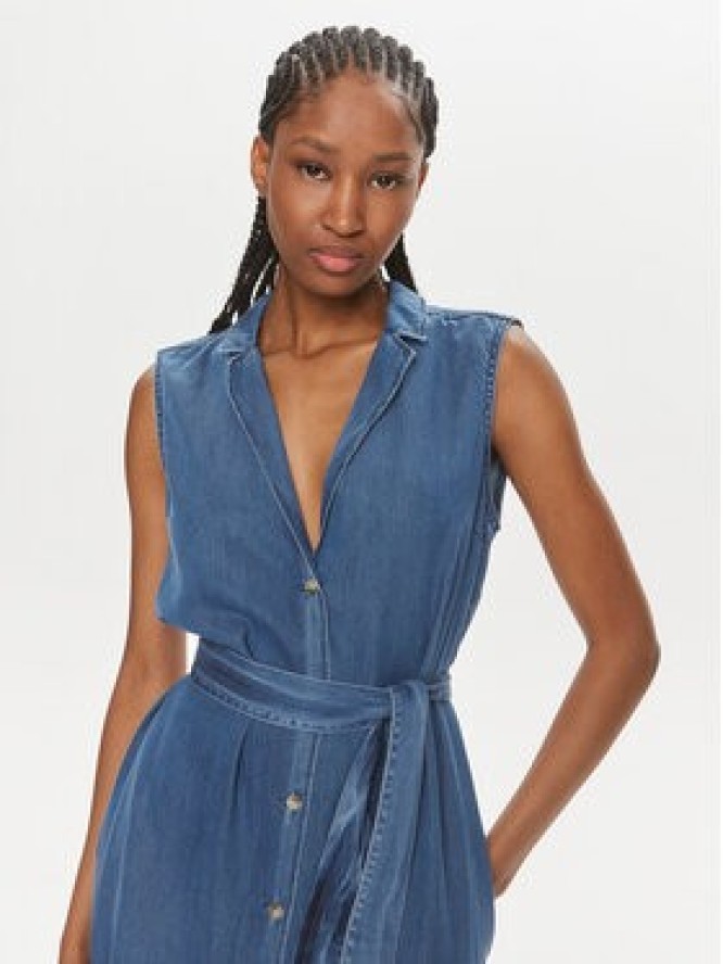 Pepe Jeans Sukienka koszulowa Maggie PL953512 Niebieski Regular Fit