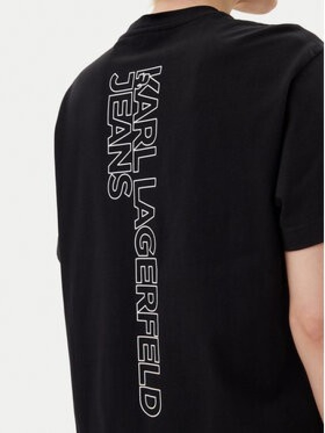 Karl Lagerfeld Jeans Sukienka codzienna A2W13036 Czarny Regular Fit