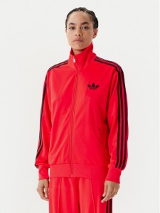 adidas Bluza adicolor Classic Firebird JW3663 Pomarańczowy Loose Fit