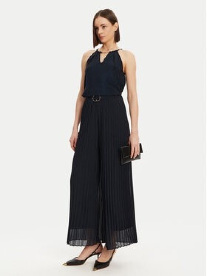 Morgan Spodnie palazzo 232-PCARY Granatowy Wide Leg